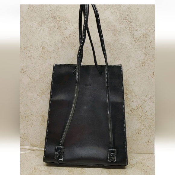 Mondani New York Faux Leather Backpack Purse Black - Picture 2 of 16